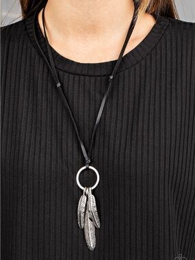 Bird Watcher Black Urban Necklace